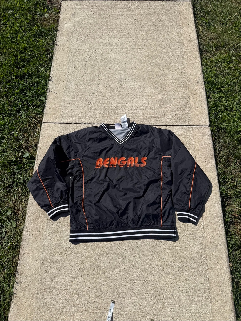 Vintage NFL Cincinnati Bengals Kids Windbreaker Pullover